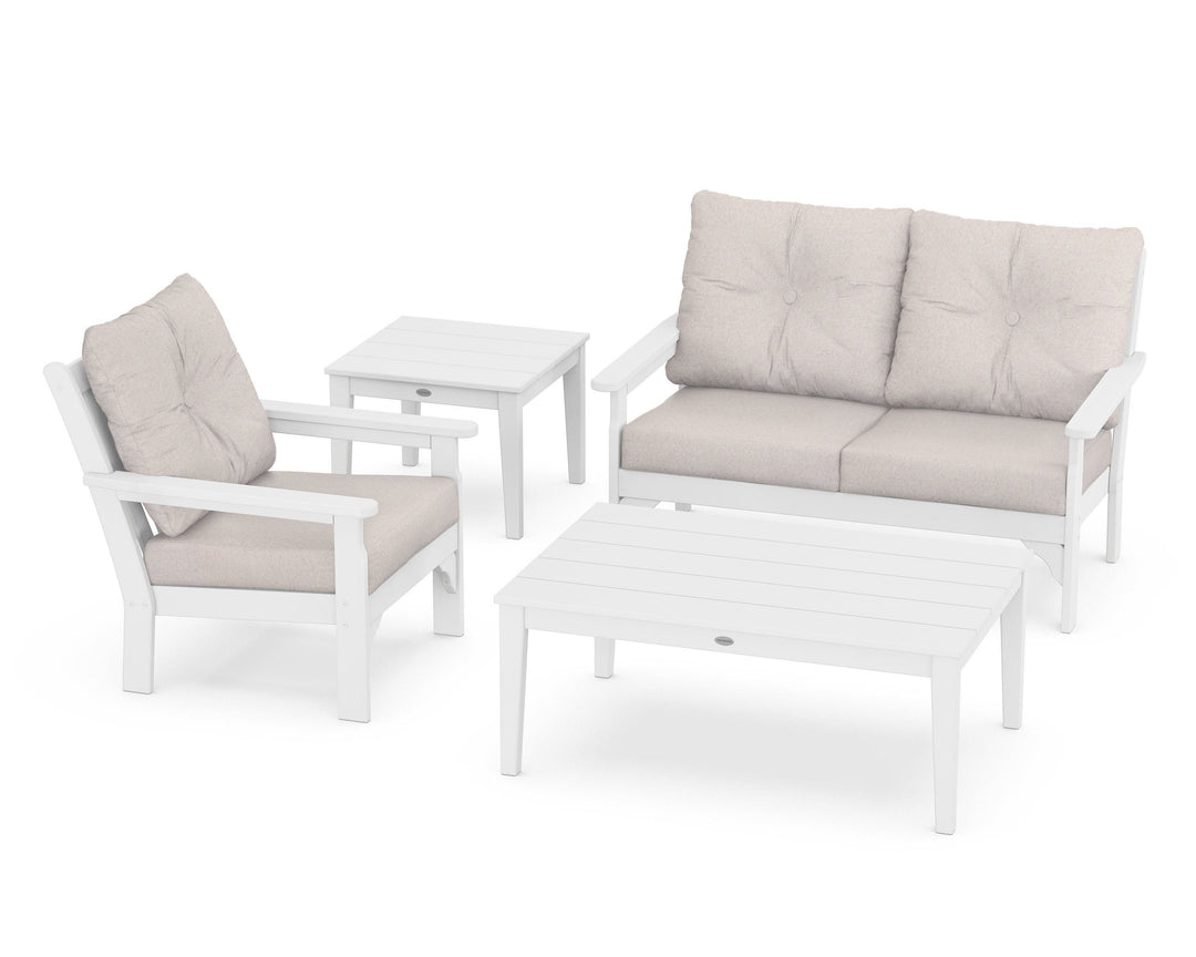 POLYWOOD® Vineyard 4-Piece Deep Seating Set