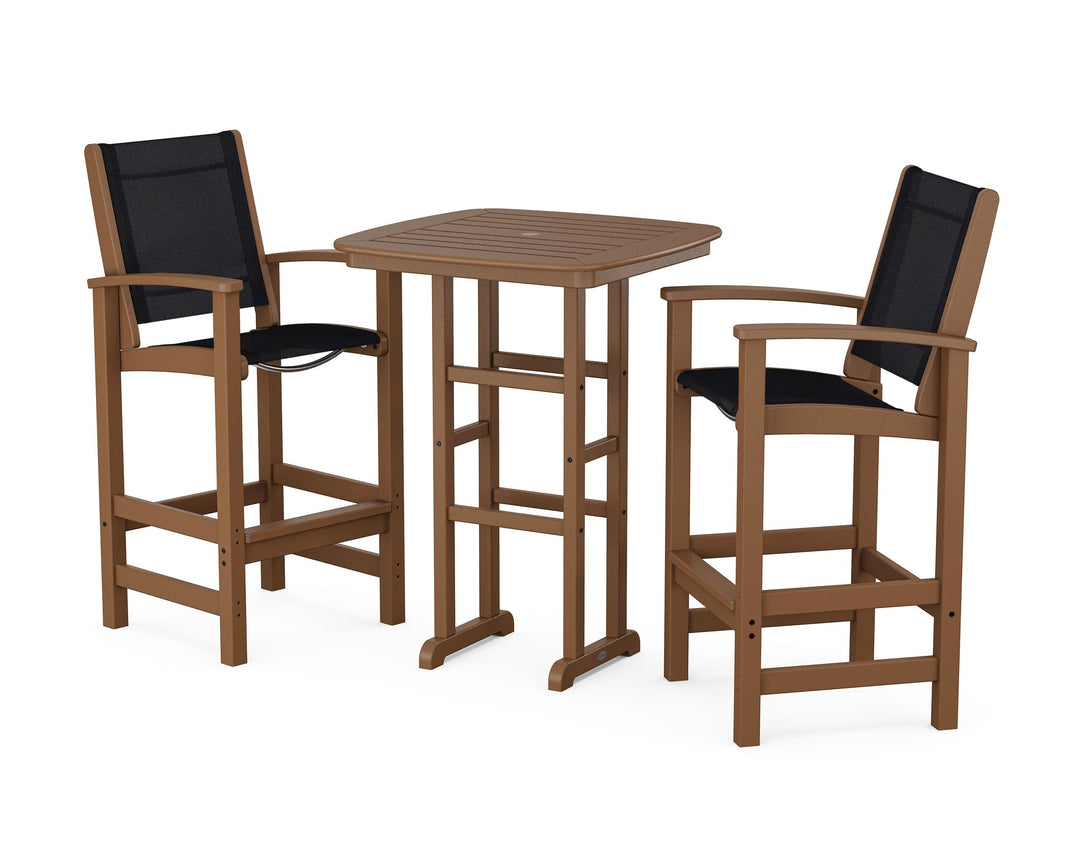 POLYWOOD® Coastal 3-Piece Bar Set