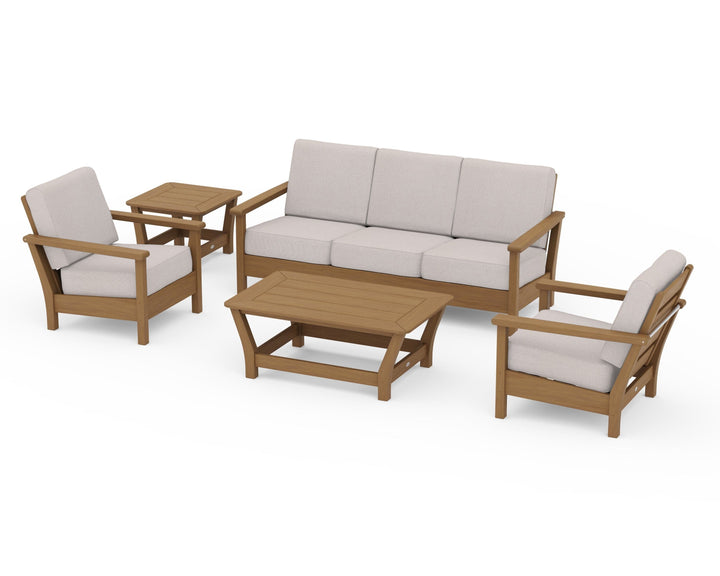 POLYWOOD® Harbour 5-Piece Deep Seating Set