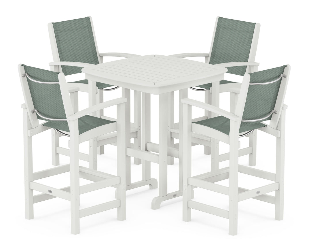POLYWOOD® Coastal 5-Piece Bar Set