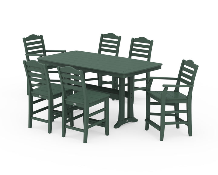 Draper James™ by  POLYWOOD® Savannah 7-Piece Counter Set with Trestle Legs