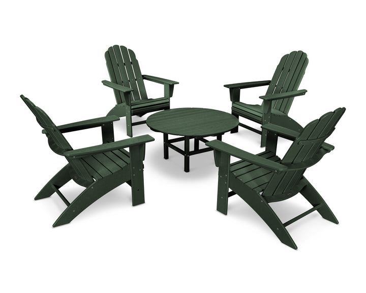 POLYWOOD® Vineyard 5-Piece Oversized Adirondack Set