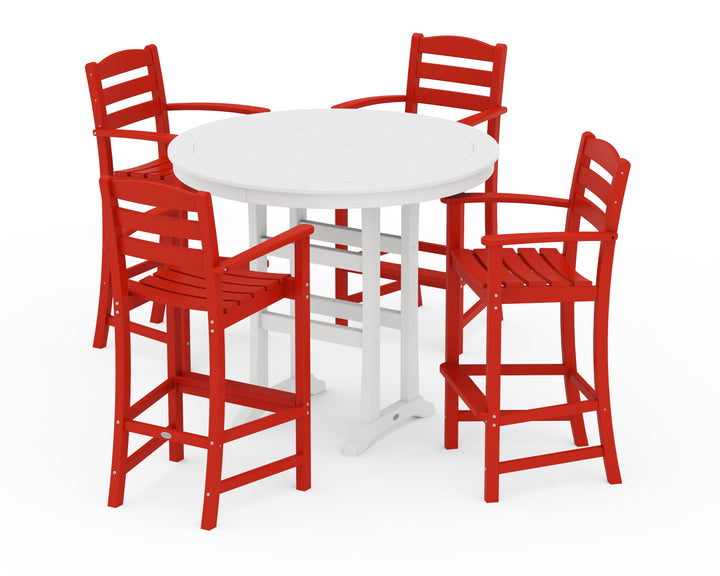 POLYWOOD® La Casa Café 5-Piece Bar Dining Set