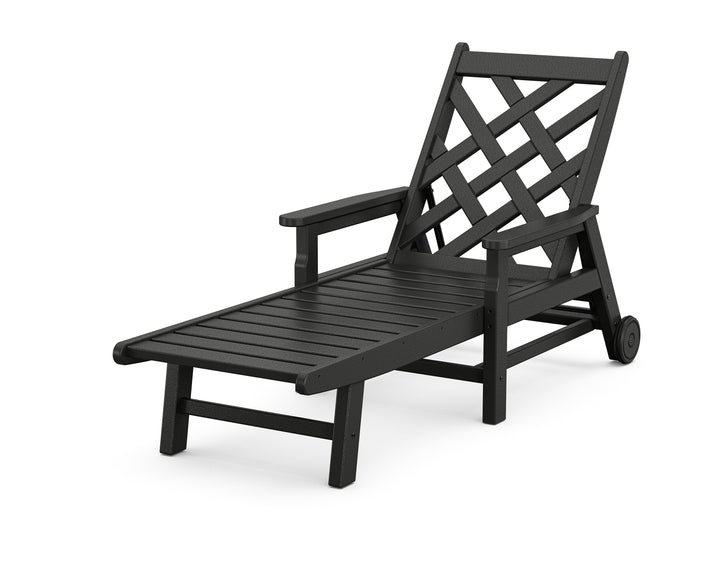 Country Living Wovendale Chaise with Arms and Wheels