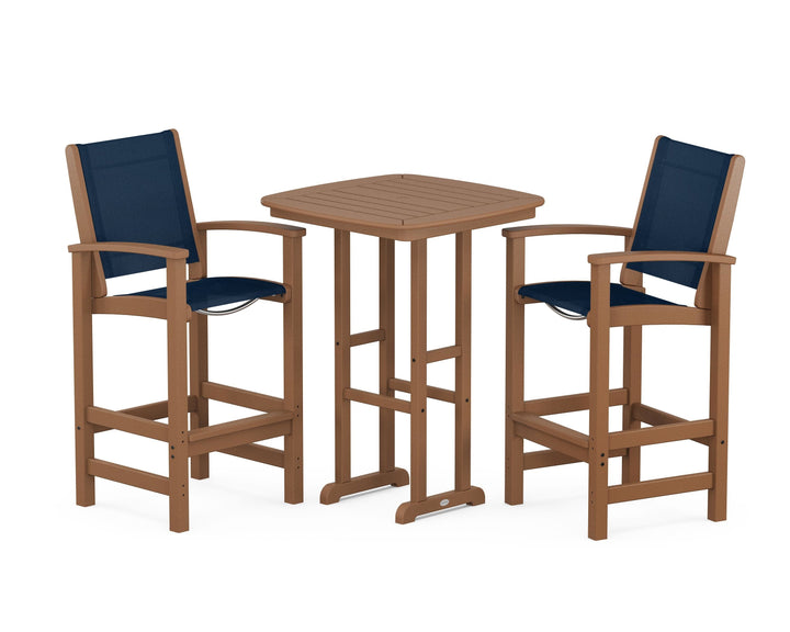POLYWOOD® Coastal 3-Piece Bar Set