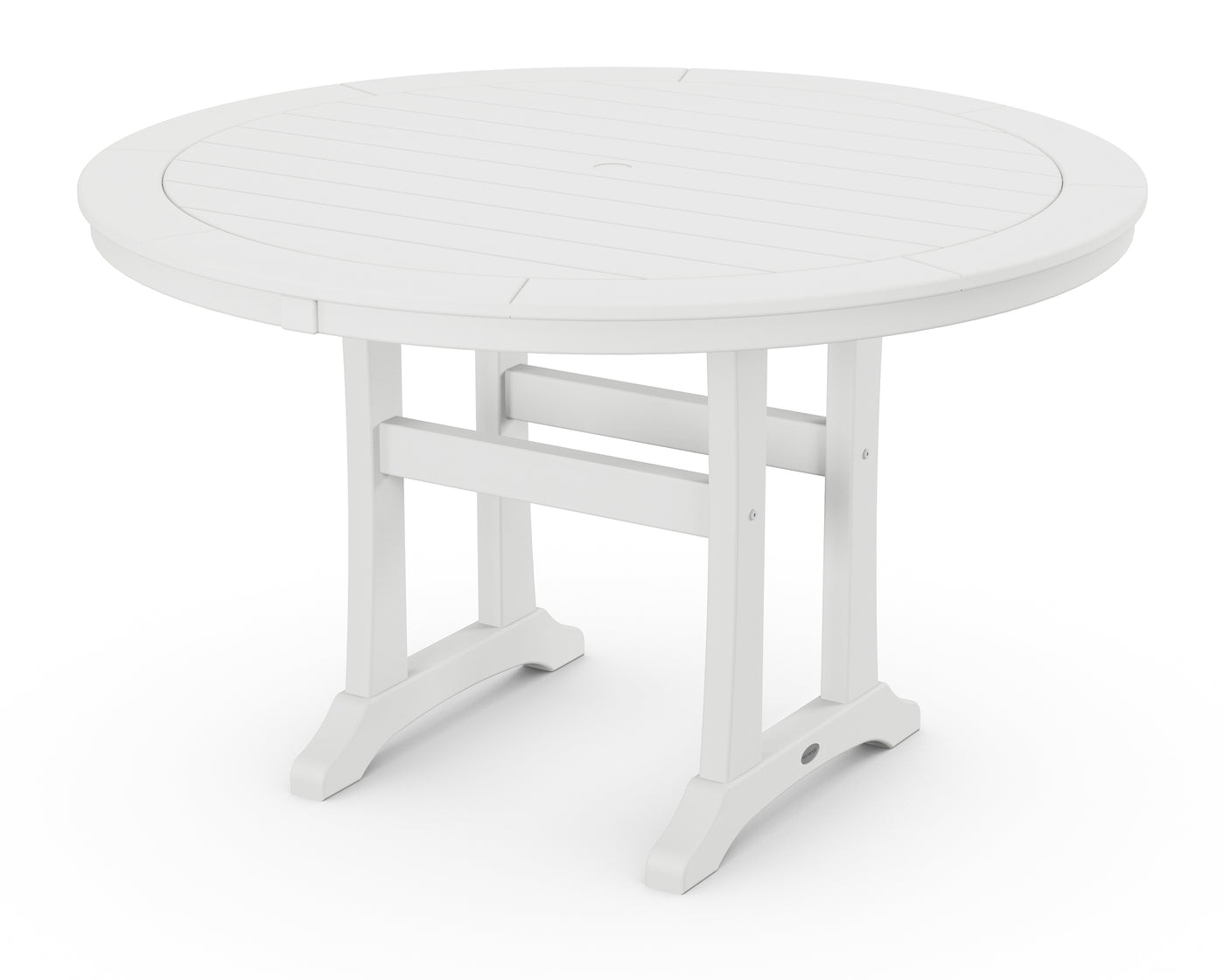 Nautical Trestle 48" Round Dining Table