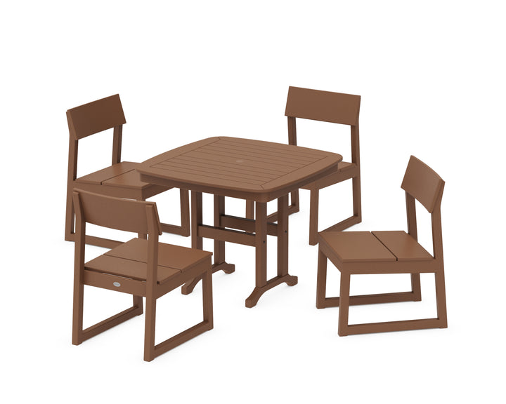 POLYWOOD® EDGE Side Chair 5-Piece Dining Set