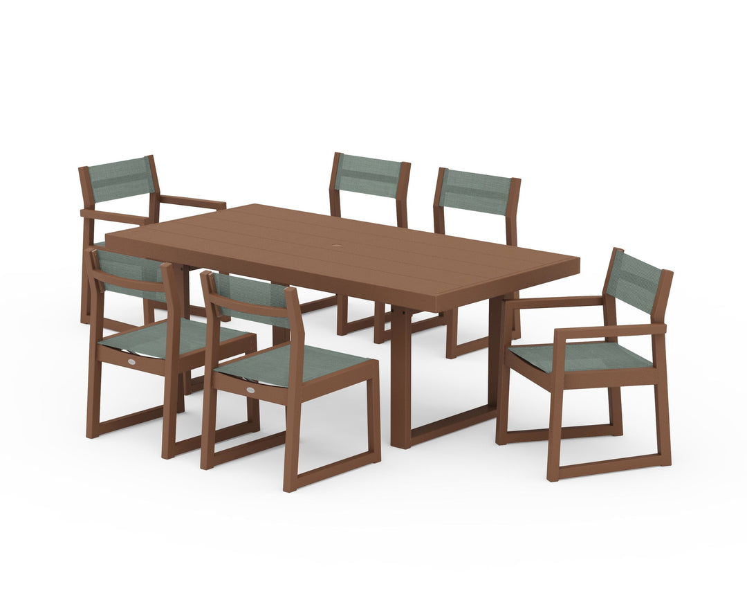 POLYWOOD® EDGE Sling 7-Piece Dining Set