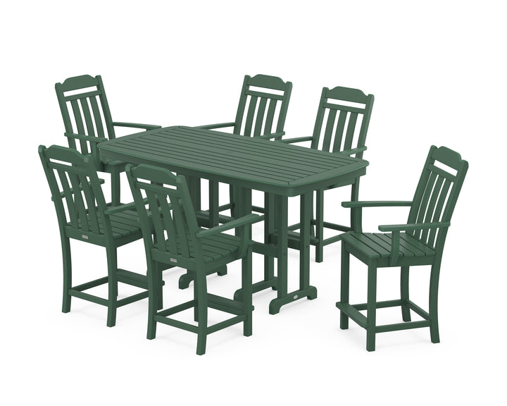 Country Living Cottage Arm Chair 7-Piece Counter Set