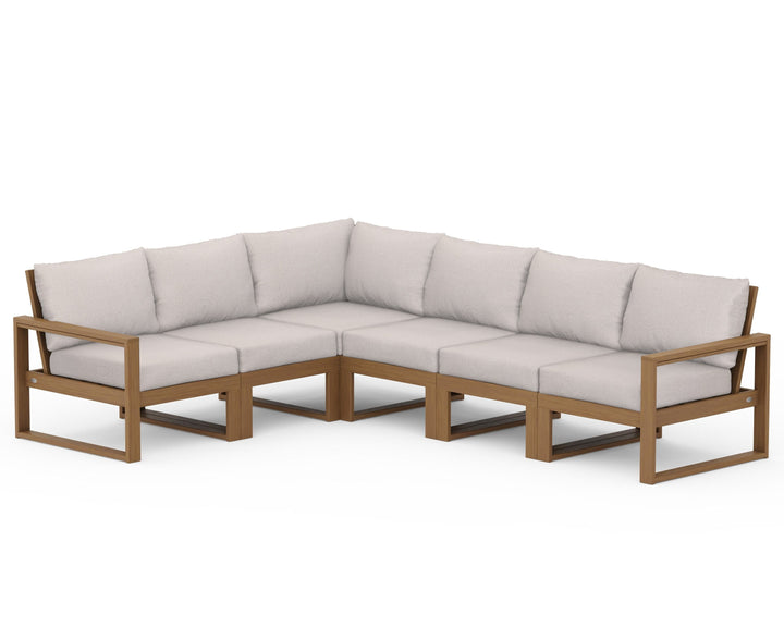 POLYWOOD® EDGE 6-Piece Modular Deep Seating Set