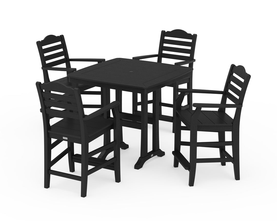 Draper James™ by  POLYWOOD® Savannah 5-Piece Counter Set with Trestle Legs