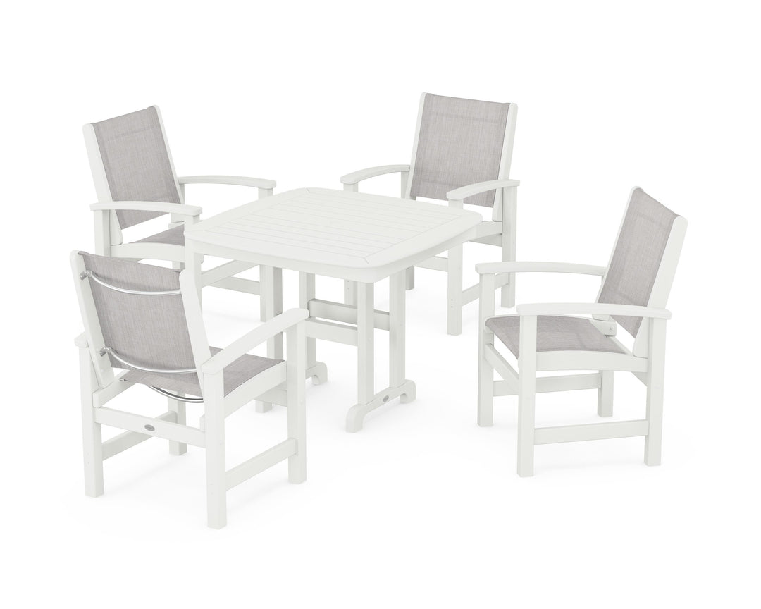 POLYWOOD® Coastal 5-Piece Dining Set