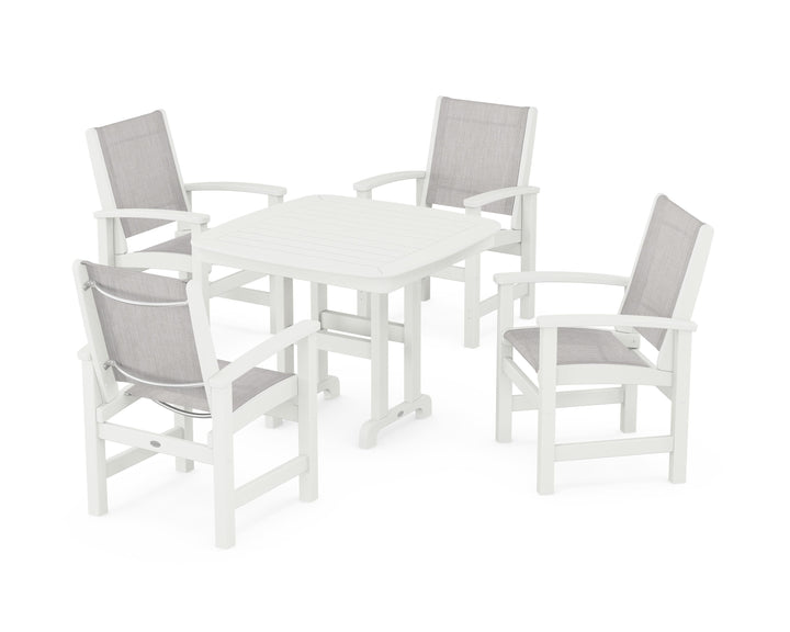 POLYWOOD® Coastal 5-Piece Dining Set