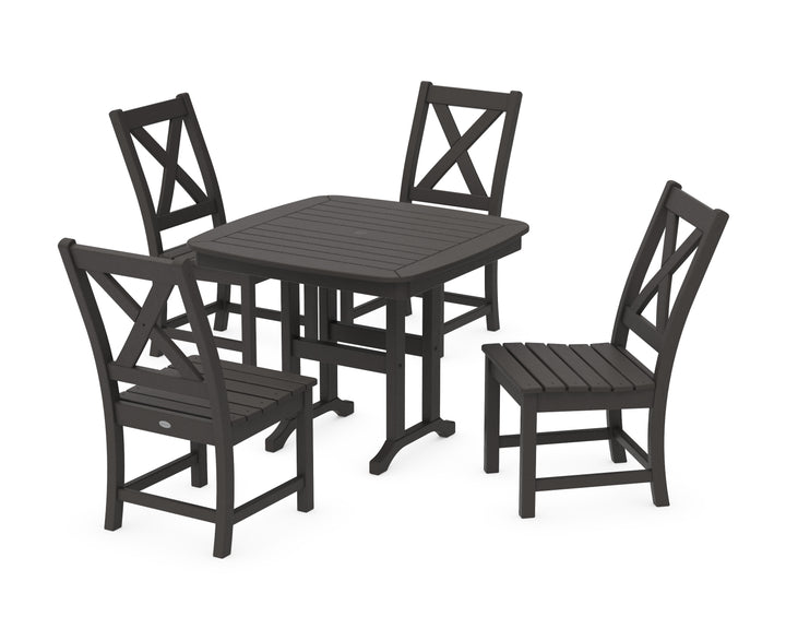 POLYWOOD® Braxton Side Chair 5-Piece Dining Set