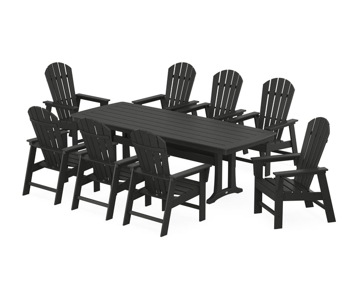 POLYWOOD® South Beach 9-Piece Dining Set with Trestle Legs
