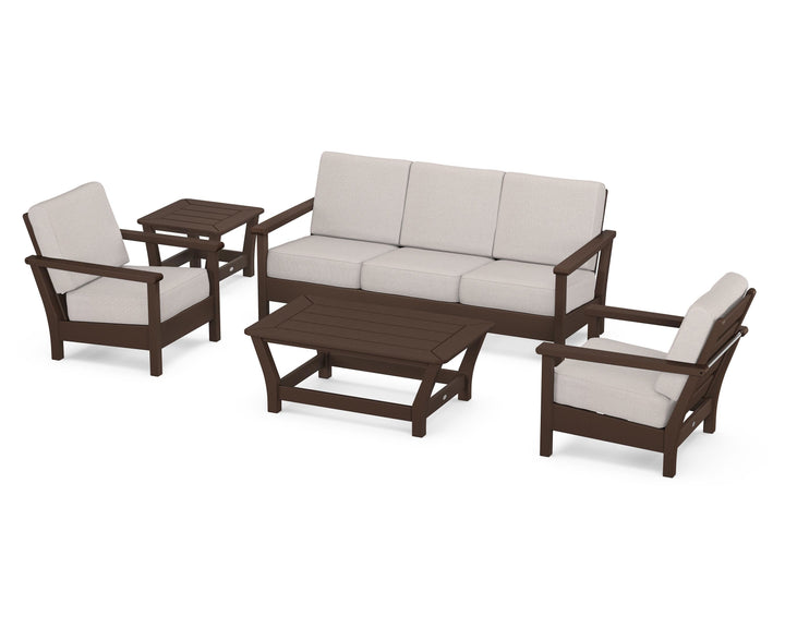 POLYWOOD® Harbour 5-Piece Deep Seating Set