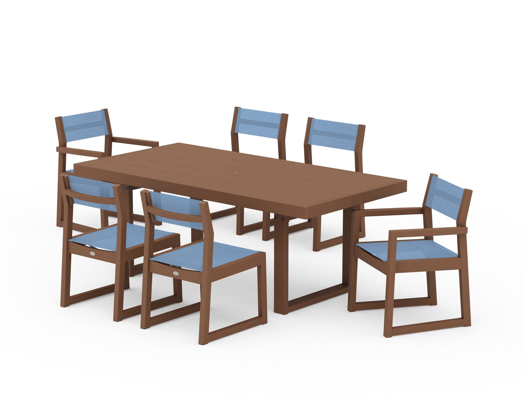 POLYWOOD® EDGE Sling 7-Piece Dining Set