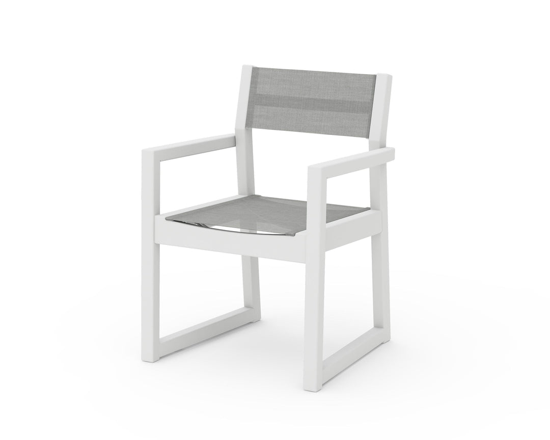 POLYWOOD® EDGE Sling Dining Arm Chair