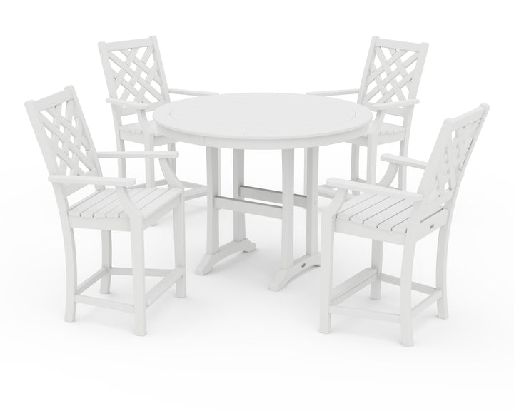 Country Living Wovendale 5-Piece Round Counter Set