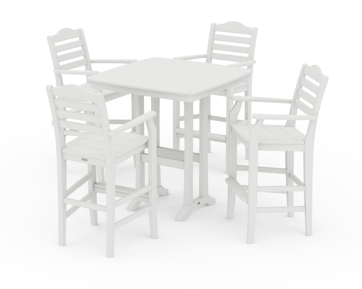 Draper James™ by  POLYWOOD® Savannah 5-Piece Bar Set with Trestle Legs