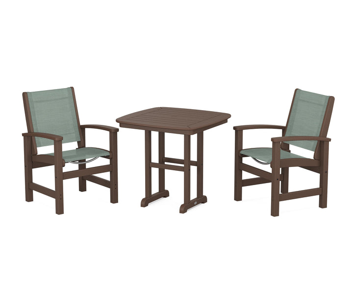 POLYWOOD® Coastal 3-Piece Dining Set