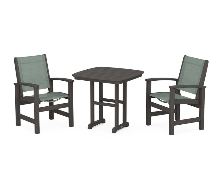 POLYWOOD® Coastal 3-Piece Dining Set