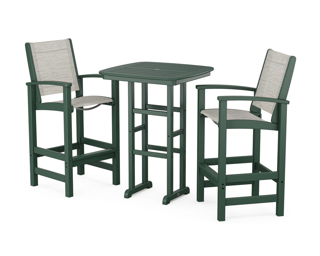 POLYWOOD® Coastal 3-Piece Bar Set