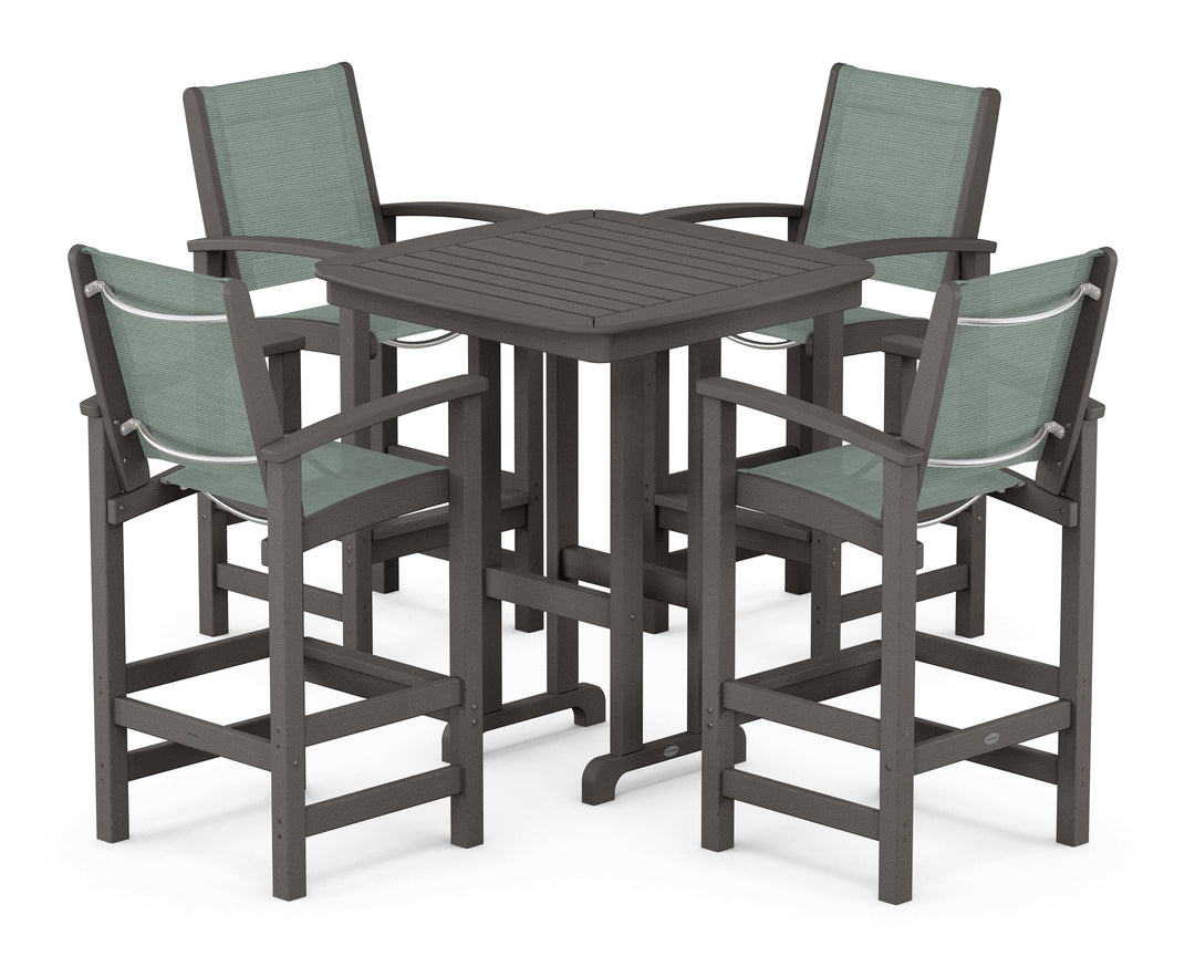 POLYWOOD® Coastal 5-Piece Bar Set