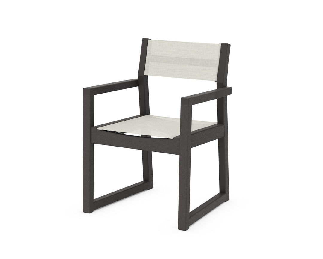 POLYWOOD® EDGE Sling Dining Arm Chair