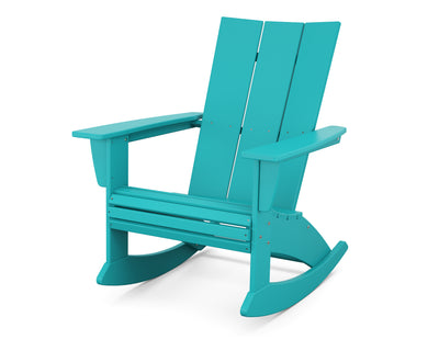 Modern Curveback Adirondack Rocking Chair