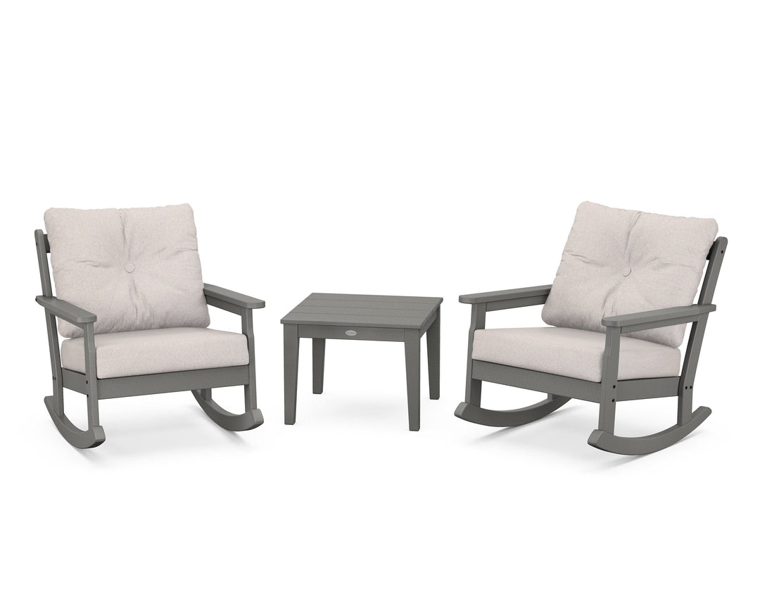 POLYWOOD® Vineyard 3-Piece Deep Seating Rocker Set