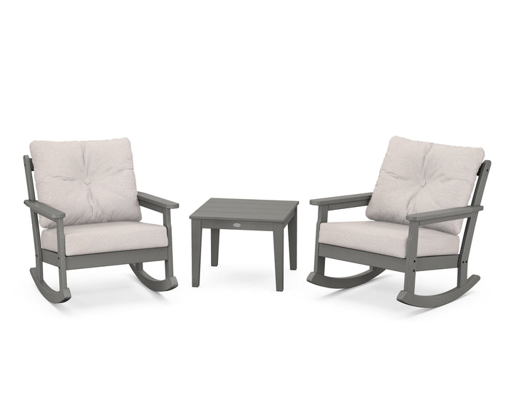 POLYWOOD® Vineyard 3-Piece Deep Seating Rocker Set