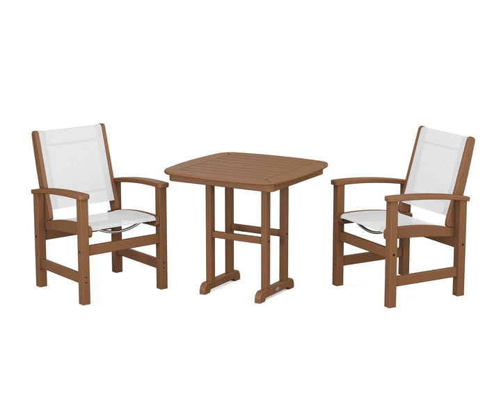 POLYWOOD® Coastal 3-Piece Dining Set