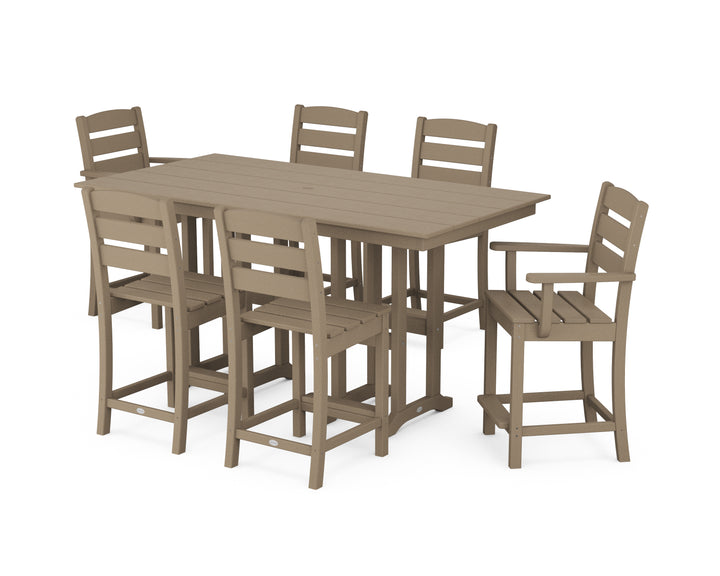 POLYWOOD® Lakeside 7-Piece Counter Set