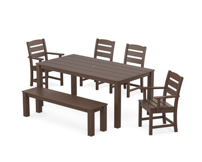 Lakeside 6-Piece Parsons Dining Set with Bench