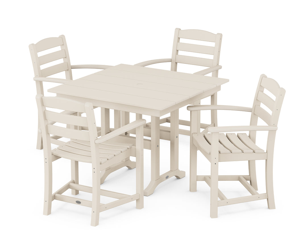POLYWOOD® La Casa Café 5-Piece Farmhouse Dining Set