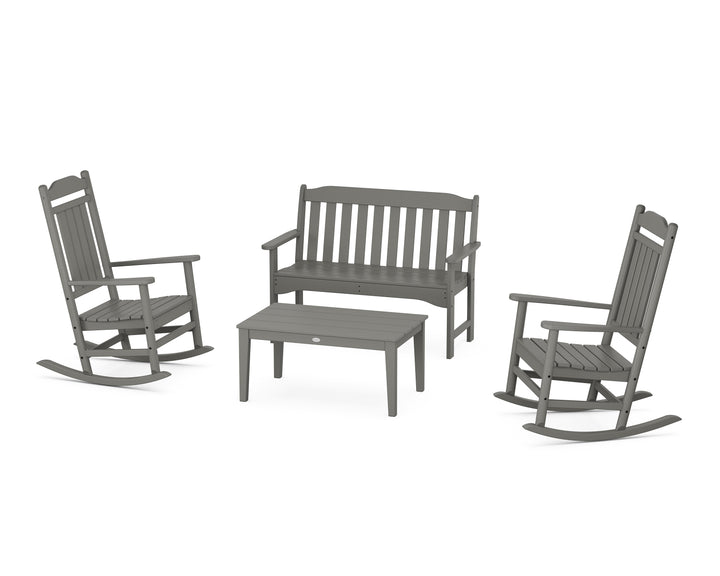 Country Living Cottage Legacy Rocking Chair 4-Piece Porch Set