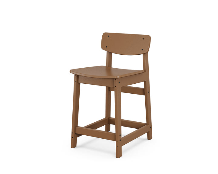 POLYWOOD® Modern Studio Urban Lowback Counter Chair