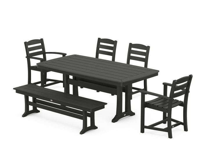 POLYWOOD® La Casa Cafe 6-Piece Dining Set with Trestle Legs