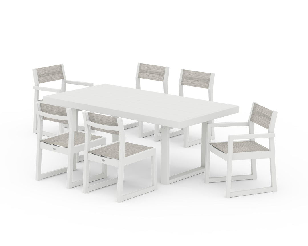 POLYWOOD® EDGE Sling 7-Piece Dining Set