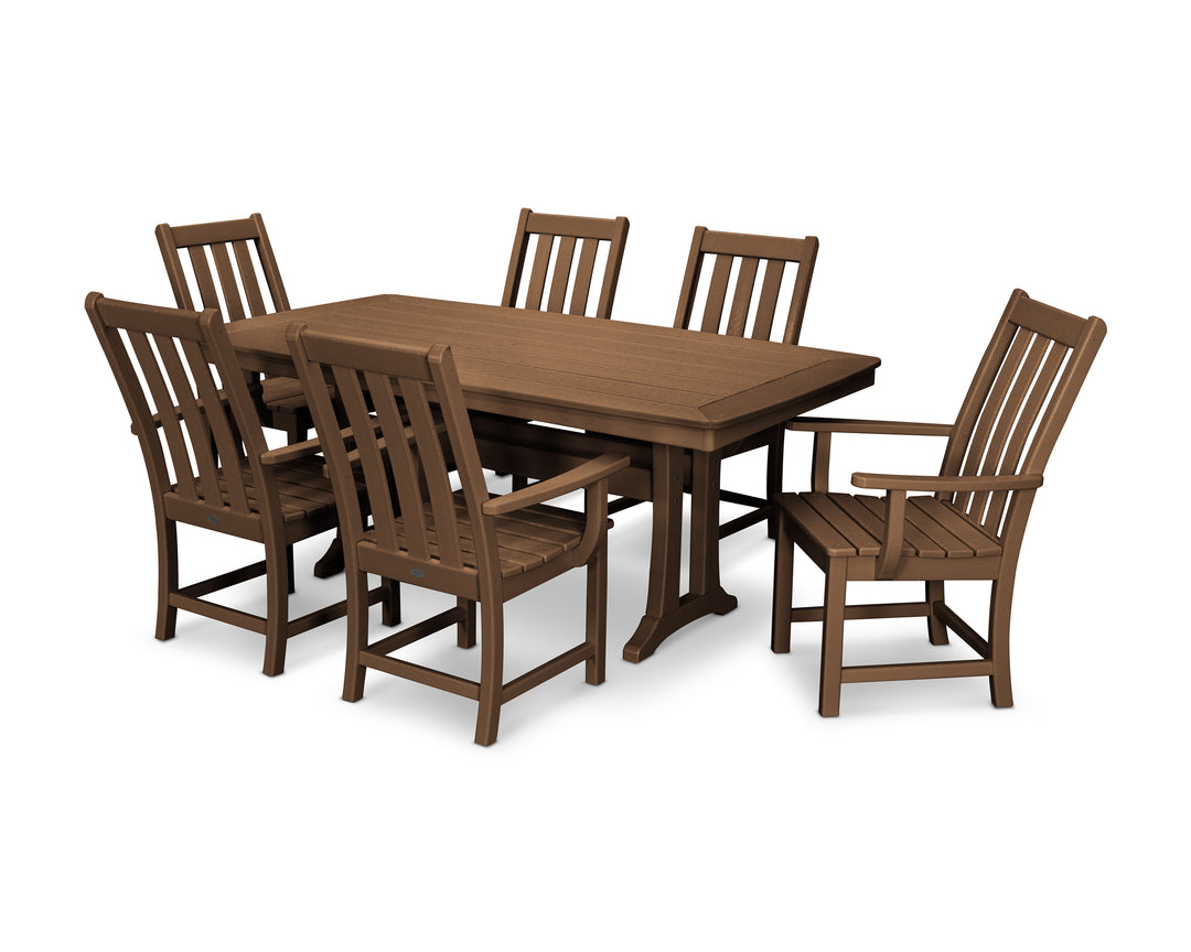 POLYWOOD® Vineyard 7-Piece Arm Chair Dining Set