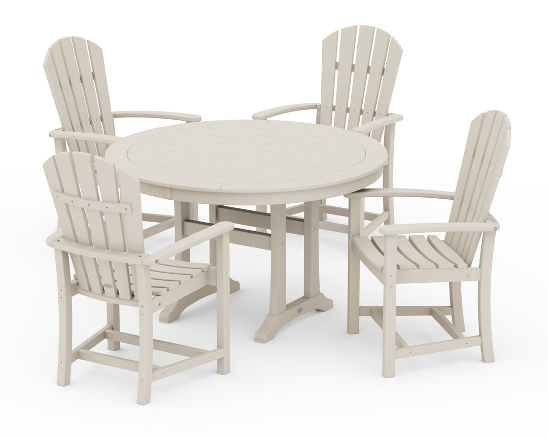POLYWOOD® Palm Coast 5-Piece Round Dining Set