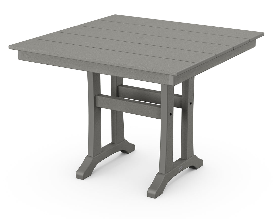 POLYWOOD® Farmhouse Trestle 37" Dining Table
