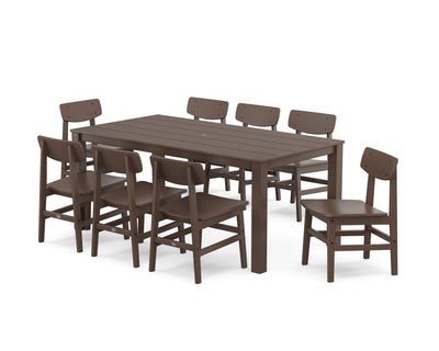 Modern Studio Urban Chair 9-Piece Parsons Dining Set