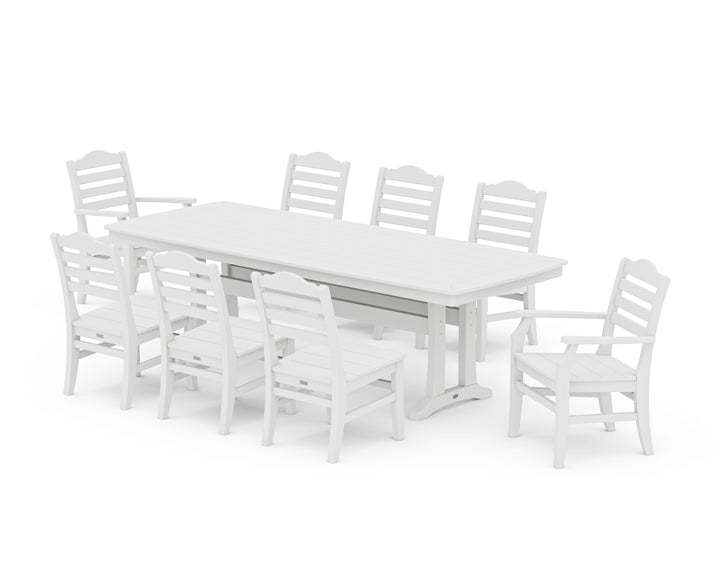 POLYWOOD® Savannah 9-Piece Dining Set with Trestle Legs