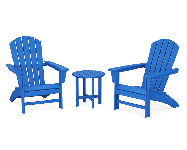 POLYWOOD® Nautical 3-Piece Adirondack Set