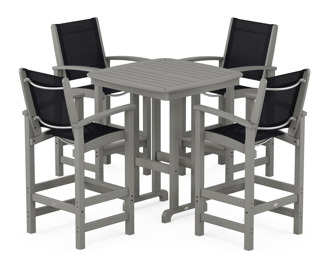 POLYWOOD® Coastal 5-Piece Bar Set
