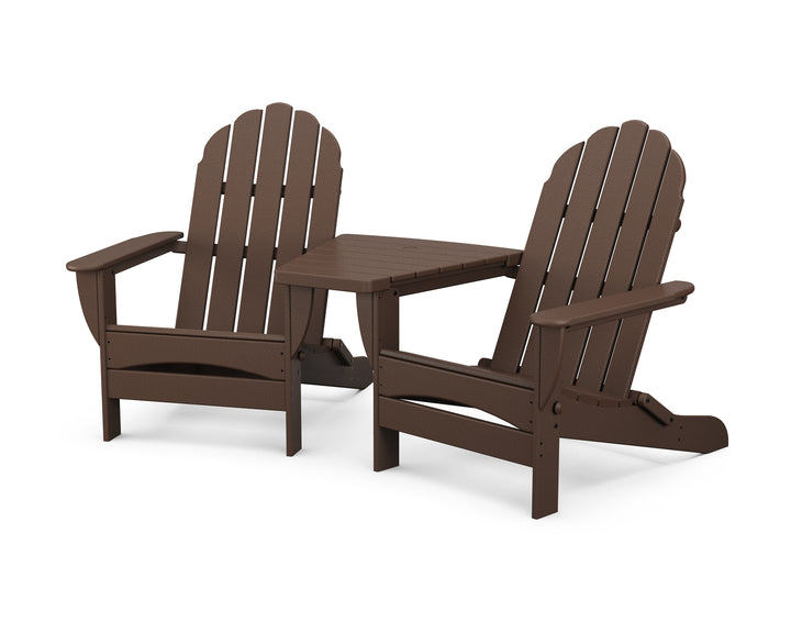 POLYWOOD® Classic Oversized Adirondacks with Angled Connecting Table