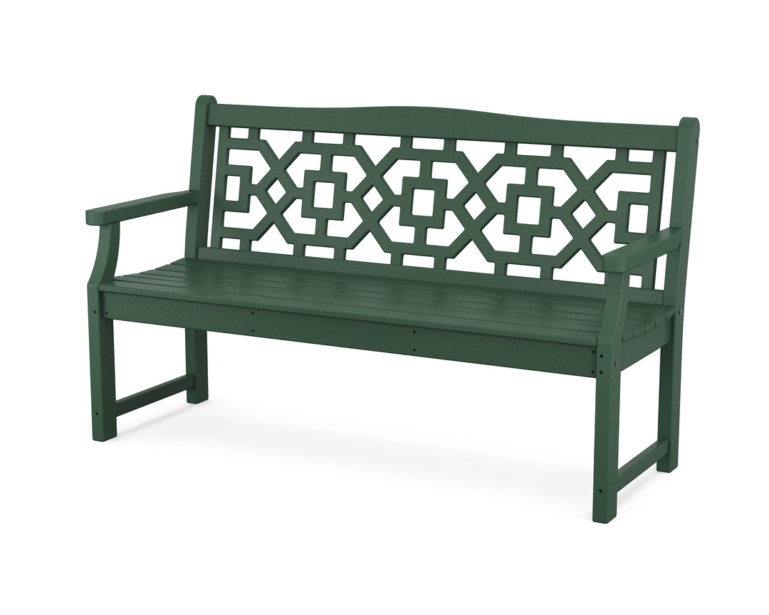 Martha Stewart by POLYWOOD® Chinoiserie 60” Garden Bench