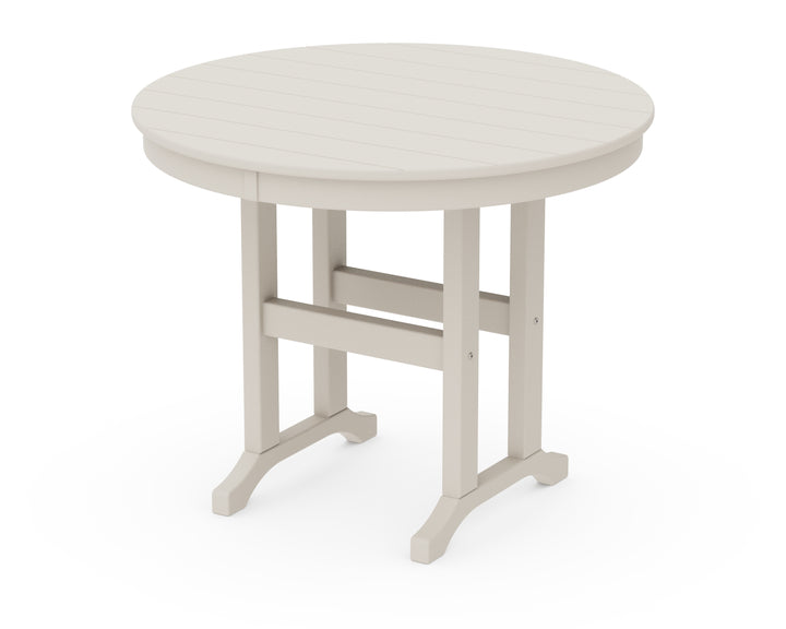 POLYWOOD® 36" Round Farmhouse Dining Table